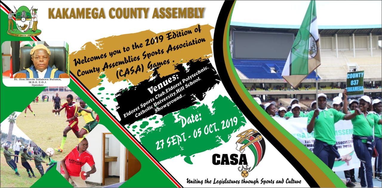 Kakamega County Assembly Sports Association Games 2019